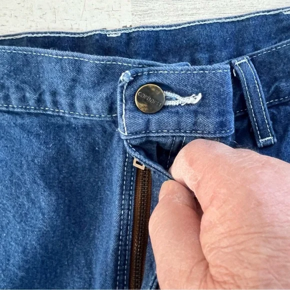 Carhartt Men’s Original Dungaree Fit Carpenter Work Pants Size 38X30